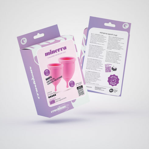 Crushious Minerva Reusable Menstrual Cups 2-Pack